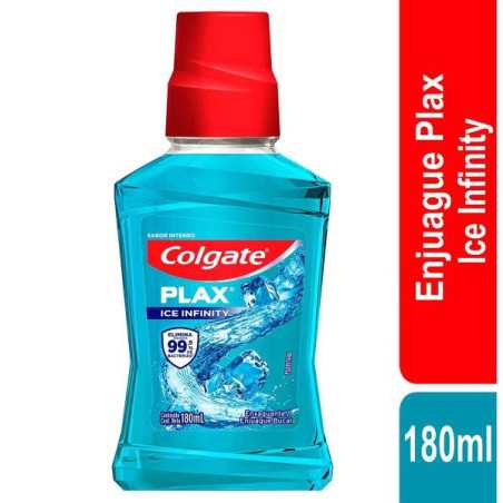 ENJUAGUE COLGATE PLAX ICE INFINITY 180ML 