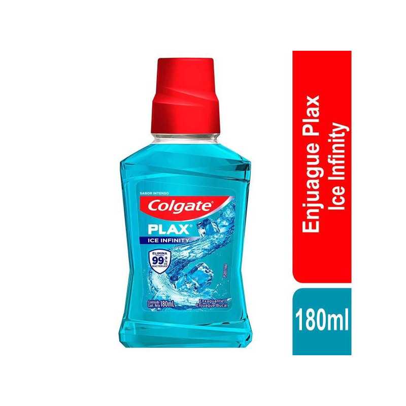 ENJUAGUE COLGATE PLAX ICE INFINITY 180ML 
