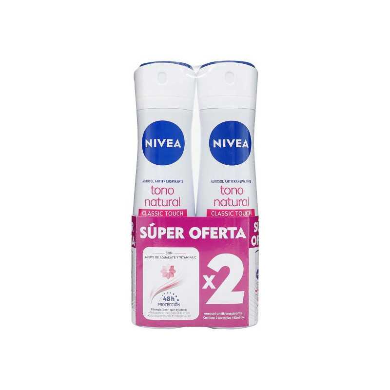 2 DTE NIVEA SPR TONO NATURAL CLAS.TOUCH 150 ML M