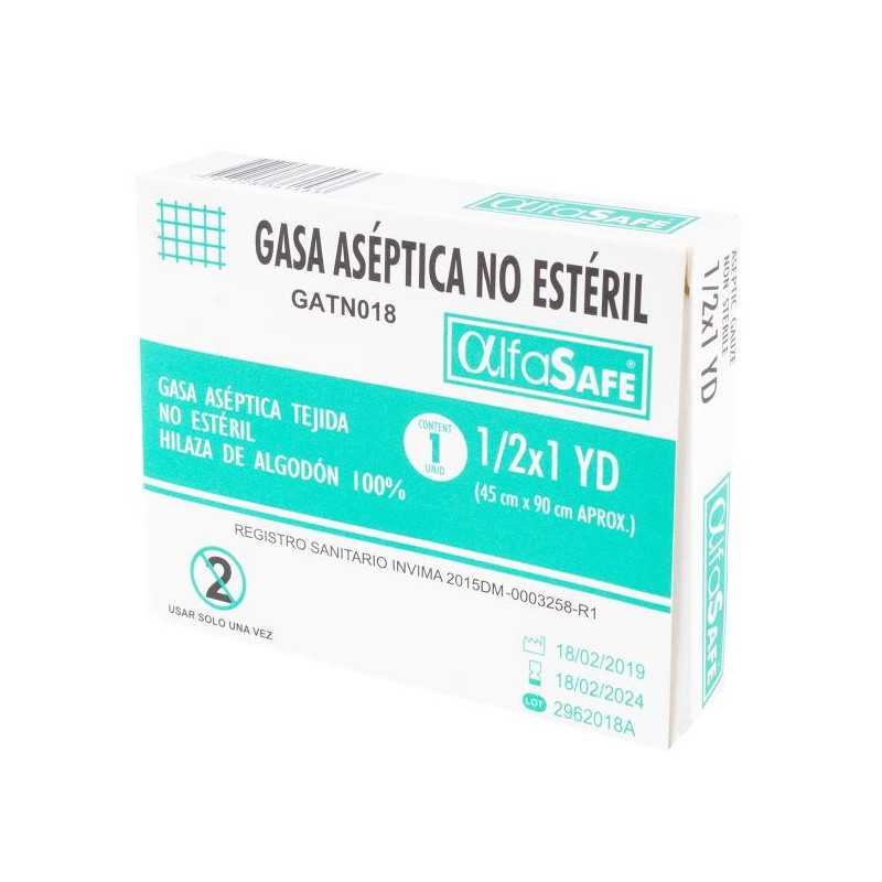 GASA ALFA ASEPTICA 1/2X1 GASAS