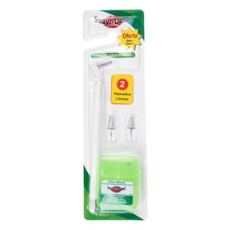 CEPILLO SUAVIDENT MANGO INTERDENTAL SEDA CEPILLOS