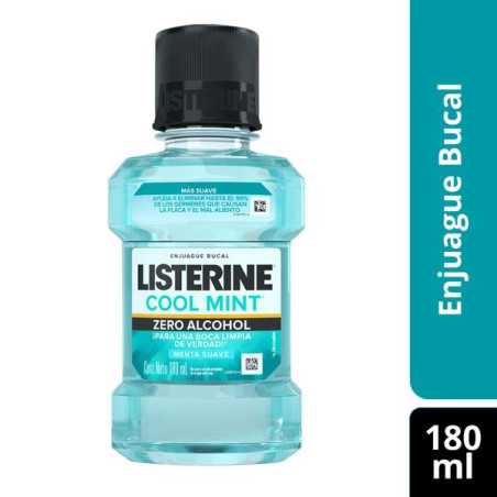 LISTERINE ZERO SIN ALCOHOL 180 ML ENJUAGUE BUCAL