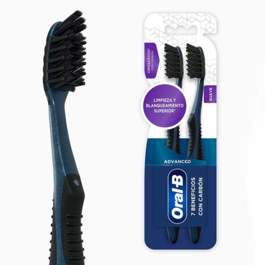 2 CEPILLO MANUAL ORAL-B 7 BEN. NEGRO CEPILLO DENTAL