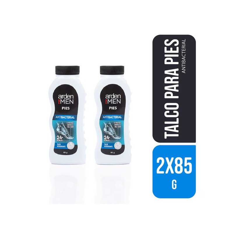 2 TALCOS ARDEN FOR MEN 85 GR P.E TALCOS