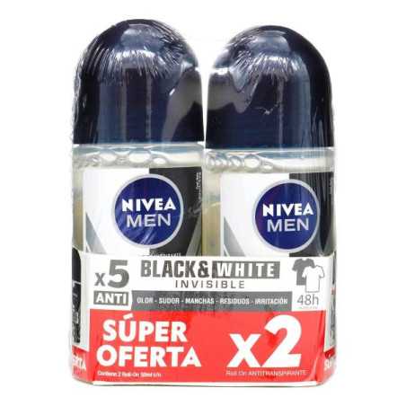 2 DTE.NIVEA ROL INV BLACK WHITE 50ML H 