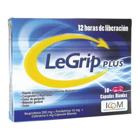 LEGRIP PLUS 10 CAPSULAS BLANDAS (PUMCV) (ANTIGRIPAL)
