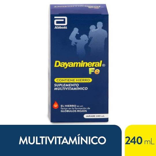 DAYAMINERAL E JARABE 240 ML IVA MULTIVITAMINICO 
