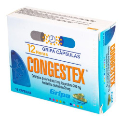 CONGESTEX 10 CAP (PUMCV) IBUPROFEN-FENILEFRINA-CETIRIZINA