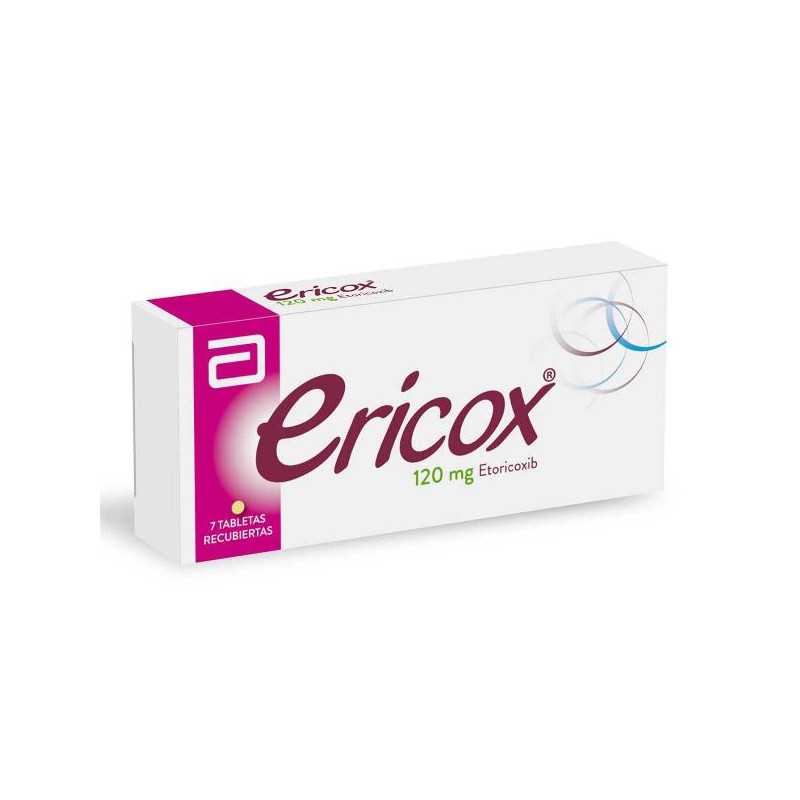 ERICOX 120 MG 7 TABLETAS ETORICOXIB