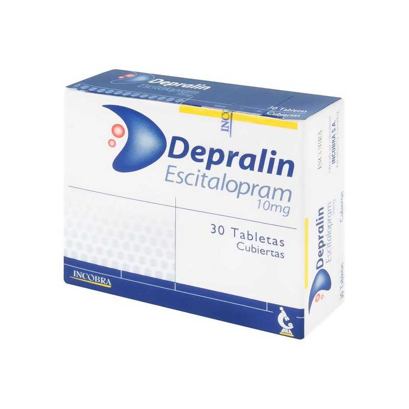 DEPRALIN 10 MG 30 TABLETAS (A) ESCITALOPRAM DEPRALIN 10 MG 30 TABLETAS (A) ESCITALOPRAM