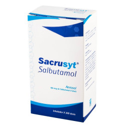 SACRUSYT INHALADOR 200 DOSIS SALBUTAMOL