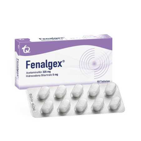 FENALGEX 10 TBS MK HIDROCODONA BITARTARO-ACETANINOFEN