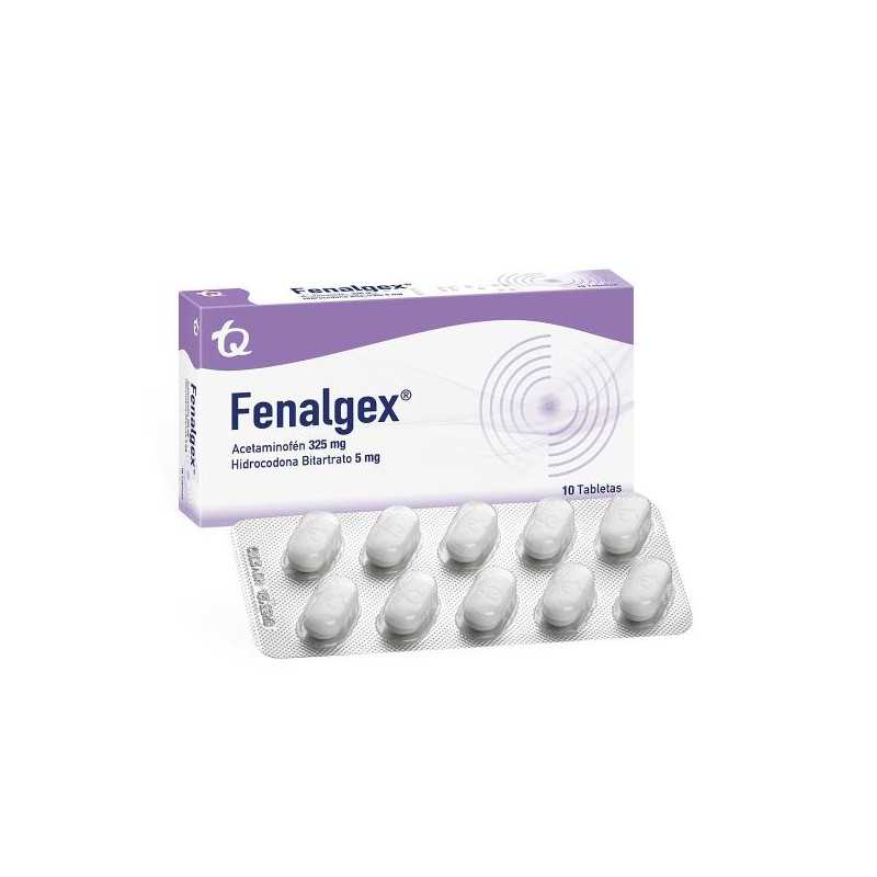 FENALGEX 10 TBS MK HIDROCODONA BITARTARO-ACETANINOFEN