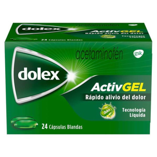 DOLEX ACTIVGEL 24 CAPSULAS LIQUIDAS ACETAMINOFEN