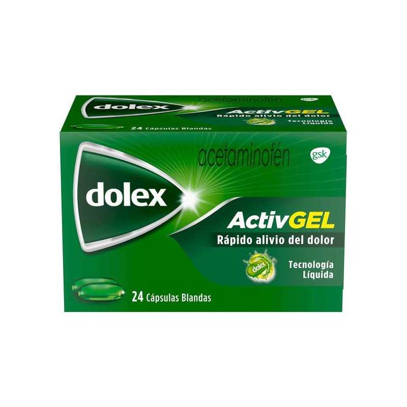 DOLEX ACTIVGEL 24 CAPSULAS LIQUIDAS ACETAMINOFEN
