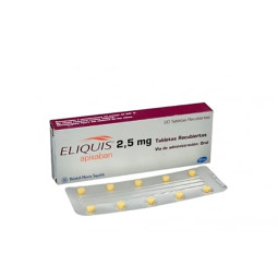 ELIQUIS 2.5 MG 20 TABLETAS (A) APIXABAN