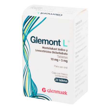GLEMONT L 10MG 5MG 28 TAB (MONTELUKAST-LEVOCETIRICINA)