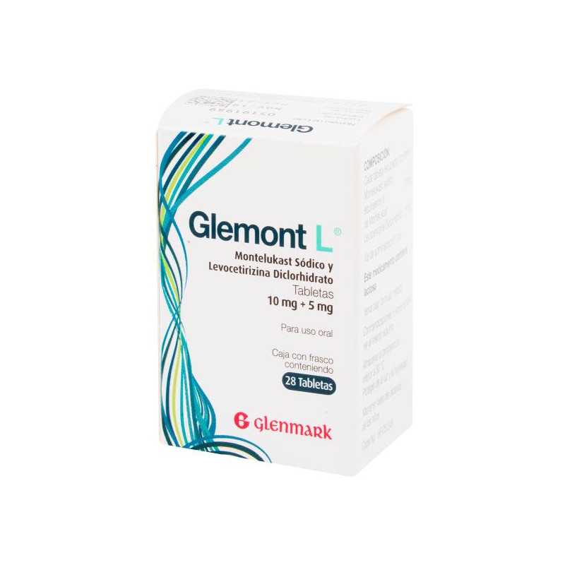GLEMONT L 10MG 5MG 28 TAB (MONTELUKAST-LEVOCETIRICINA)