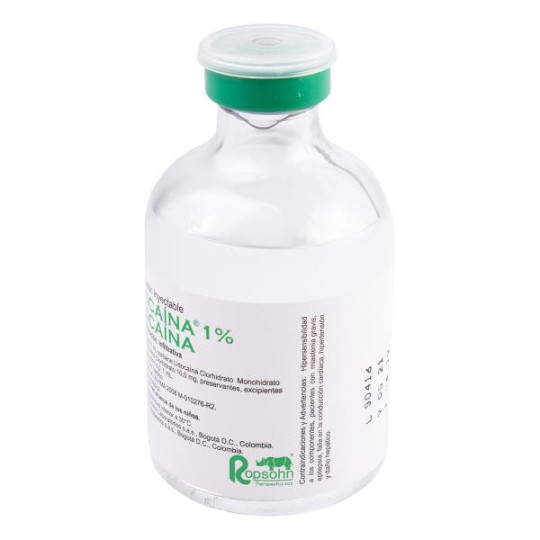 ROXICAINA 1% SIMPLE 50 ML LIDOCAINA