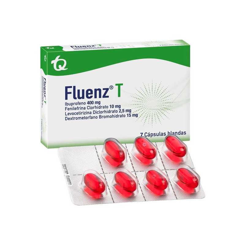 FLUENZ T 7 CAPSULAS MK IBUPROFEN