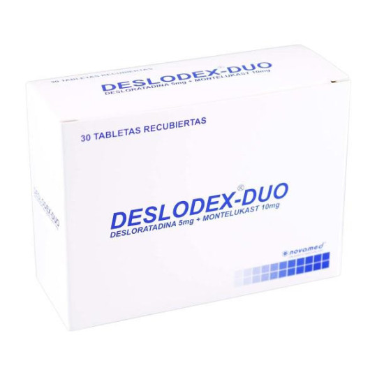 DESLODEX DUO 30 TAB.REC DESLORATADINA-MONTELUKAST