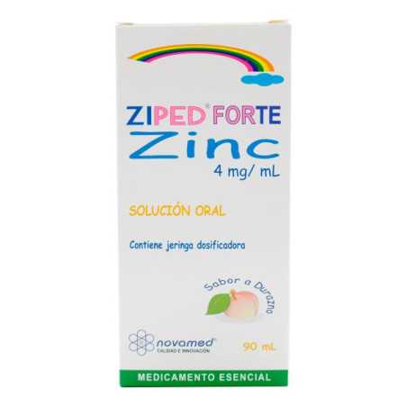 ZIPED FORTE SOLUCION 90 ML (PUMCV) ZINC