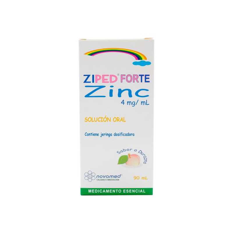 ZIPED FORTE SOLUCION 90 ML (PUMCV) ZINC