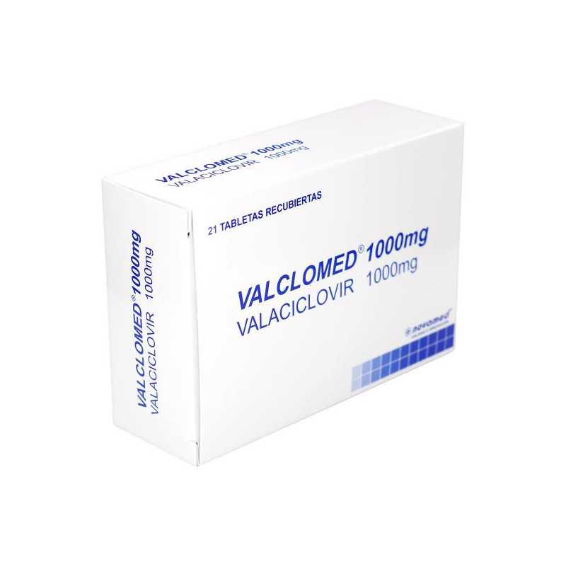 VALCLOMED 1000 MG 21 TAB VALACICLOVIR