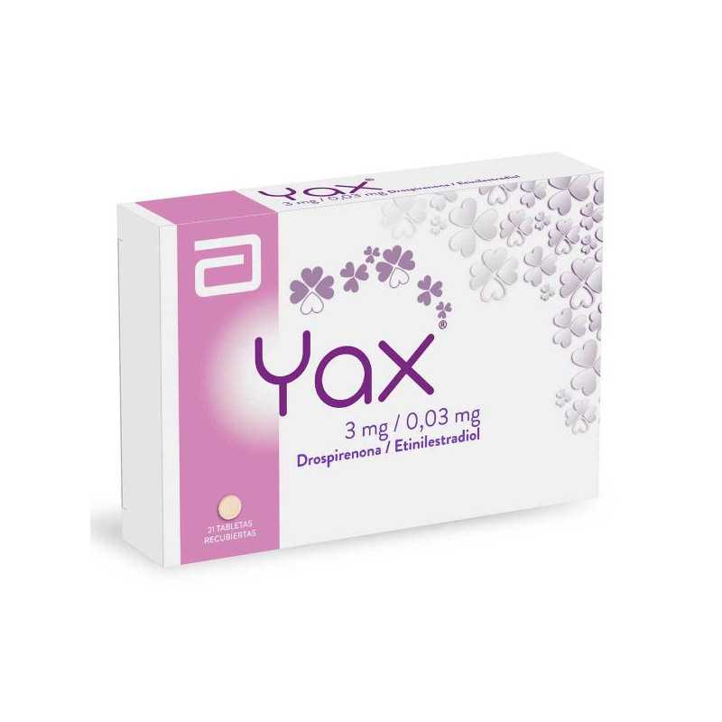 YAX 21 TABLETAS(PB) (DA) DROSPIRENONA-ETINILESTRDIOL