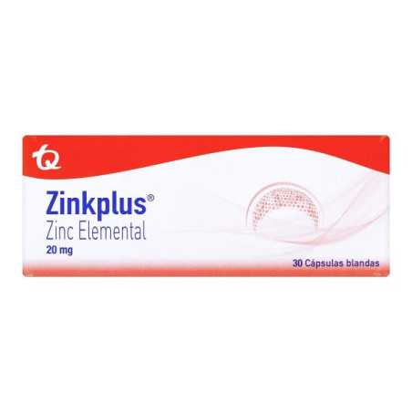 ZINKPLUS 20 MG 30 CAPSULAS MK ZINC