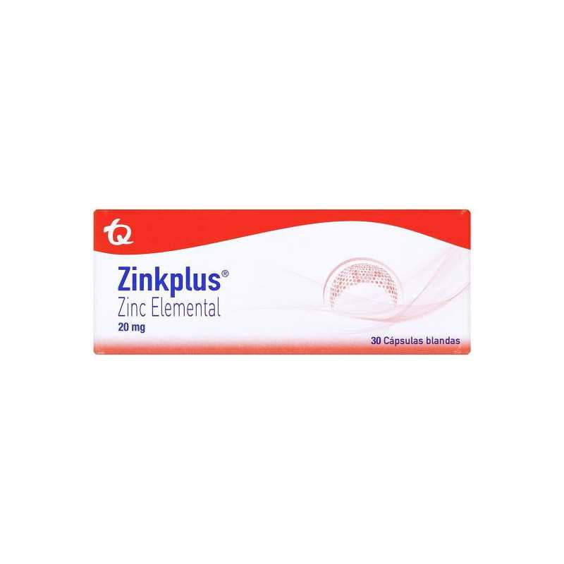 ZINKPLUS 20 MG 30 CAPSULAS MK ZINC