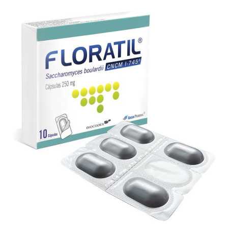 FLORATIL 250 MG 10 CAPSULAS SACCHAROMICES BOULARDII