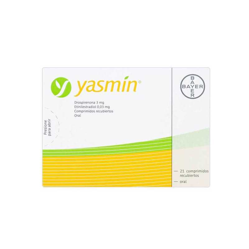 YASMIN 21 COMPRIMIDOS (DA)(PB) DROSPIRENONA-ETINILESTRDIOL