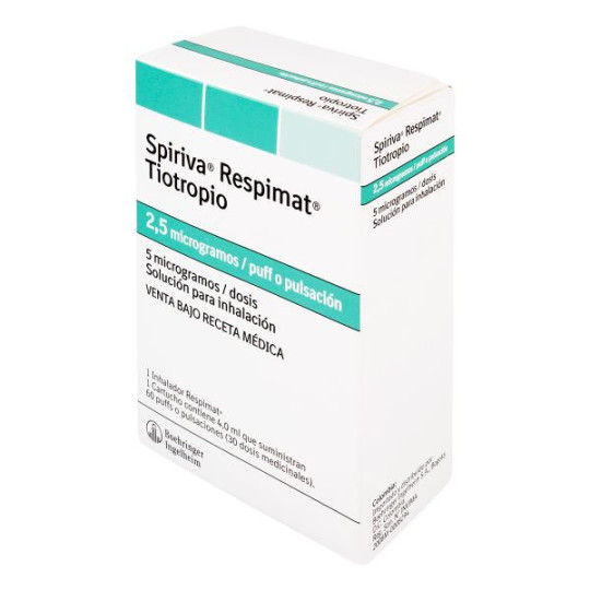 SPIRIVA RESPIMAT 5 MCG 30 DOSIS (A)(DA) TIOTROPIO BROMURO