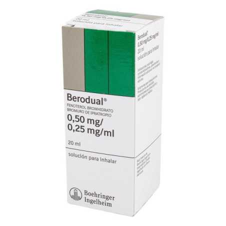 BERODUAL SOLUCION INHALACION 20 ML BROMURO DE IPRATROPIO