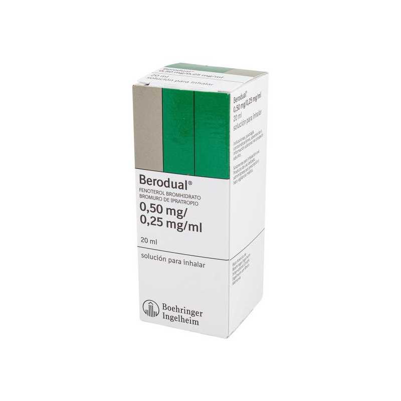 BERODUAL SOLUCION INHALACION 20 ML BROMURO DE IPRATROPIO