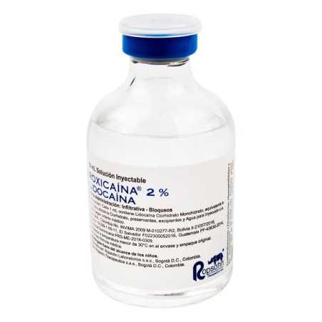 ROXICAINA 2% SIMPLE 50 ML LIDOCAINA