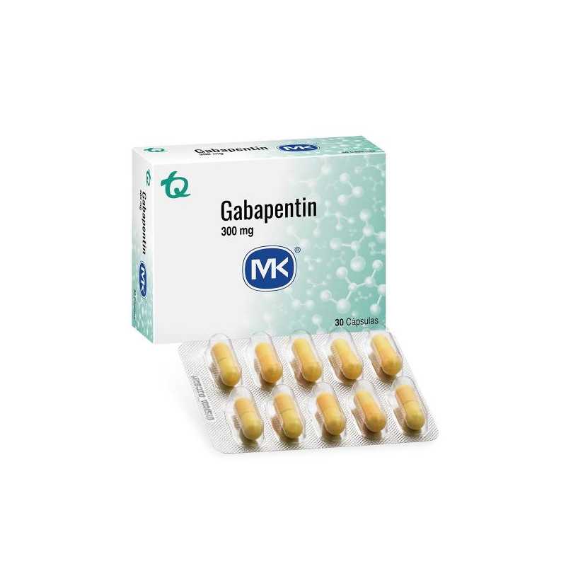 GABAPENTIN 300 MG 30 CAPSULAS MK GABAPENTIN