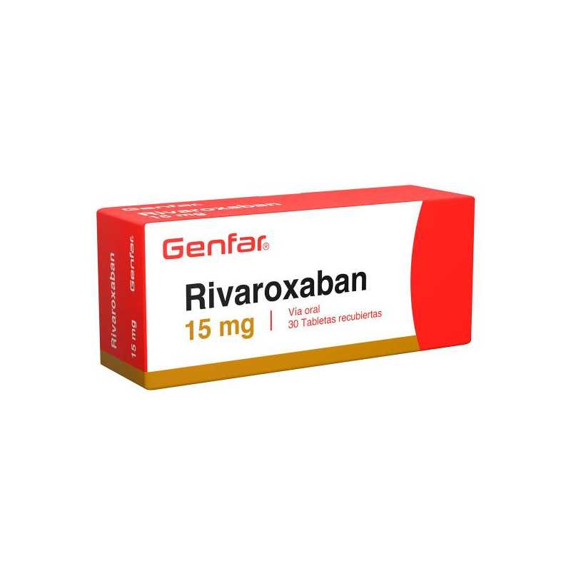 RIVAROXABAN 15 MG 30 TBS GF (M)