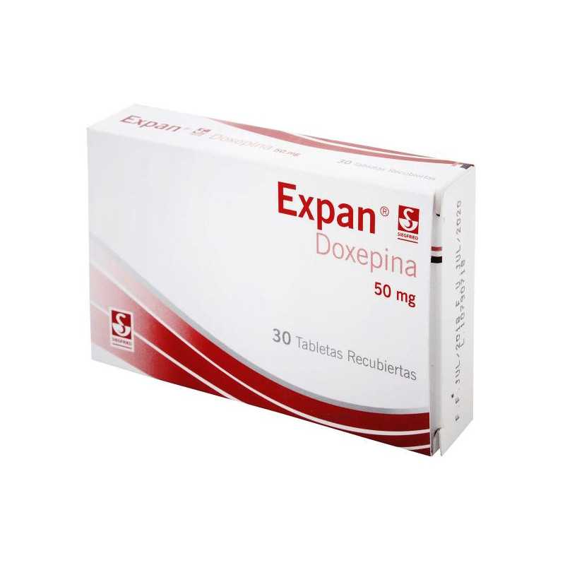 EXPAN 50 MG 30 TABLETAS DOXEPINA