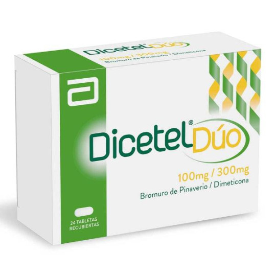 DICETEL DUO 100 MG 24 TABLETAS (A)(DA) PINAVERIO