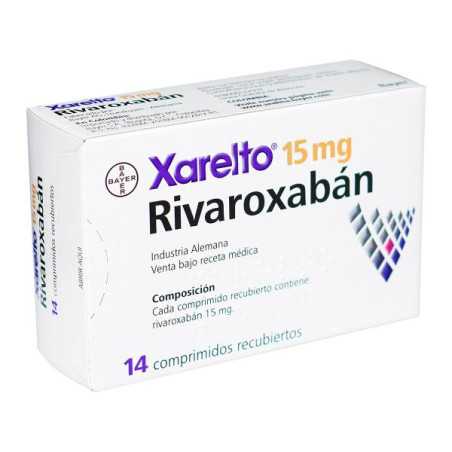 XARELTO 15 MGS X 14 TBS RIVAROXABAN