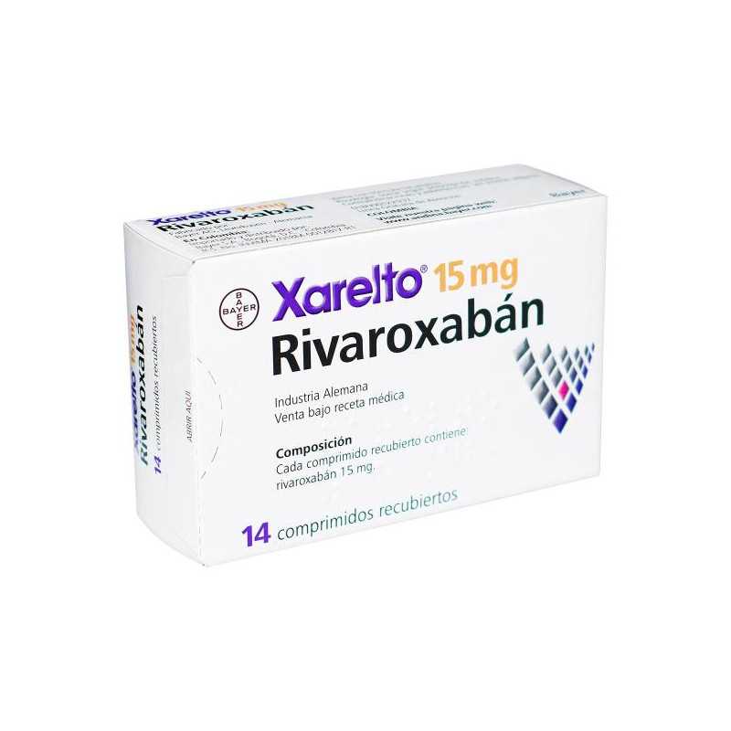 XARELTO 15 MGS X 14 TBS RIVAROXABAN