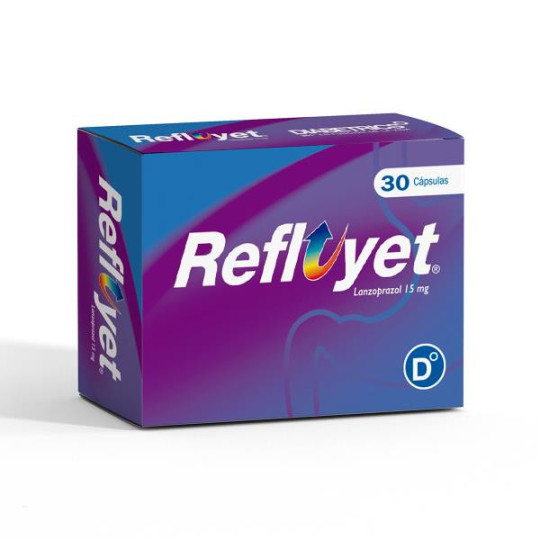 REFLUYET 15 MG 30 CAPSULAS (A) LANSOPRAZOL