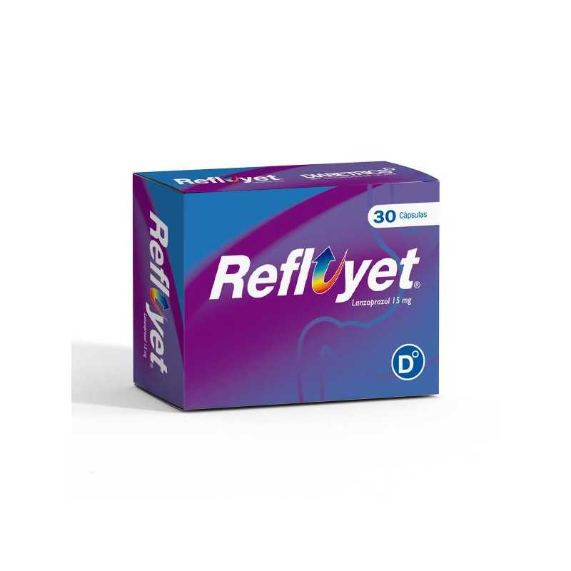 REFLUYET 15 MG 30 CAPSULAS (A) LANSOPRAZOL