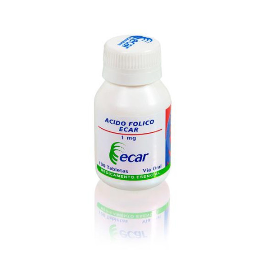 ACIDO FOLICO 1 MG 100 TABLETAS EC ACIDO FOLICO
