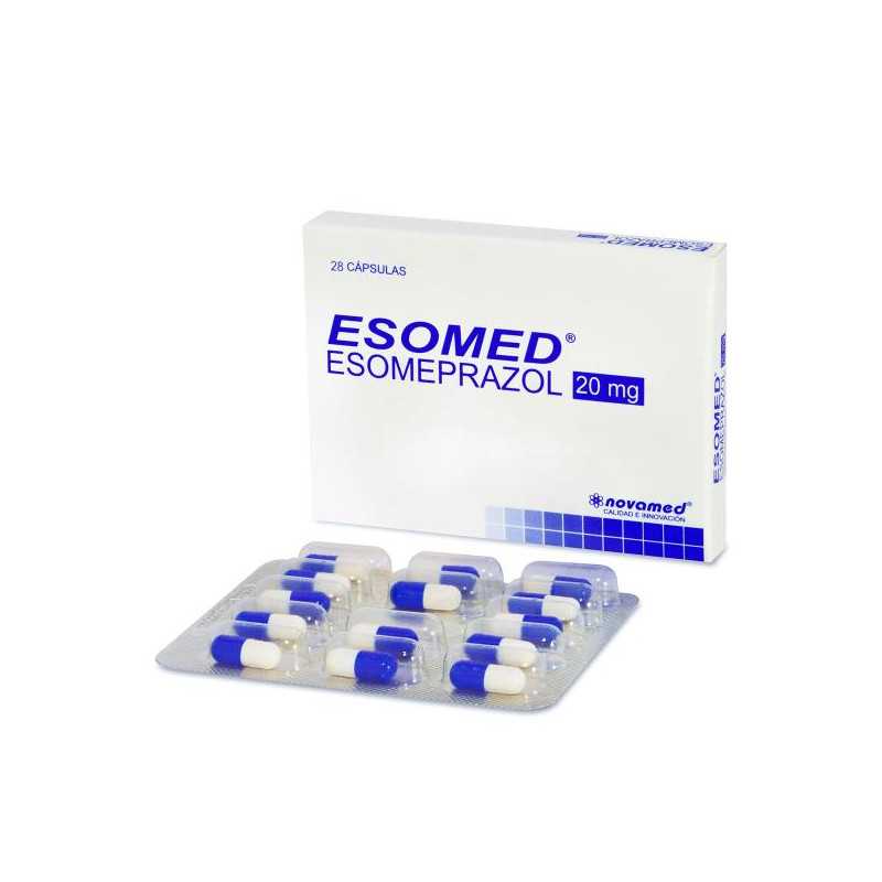 ESOMED 20 MG 28 CAPSULAS (A)(DA)(PB) ESOMEPRAZOL ESOMED 20 MG 28 CAPSULAS (A)(DA)(PB) ESOMEPRAZOL