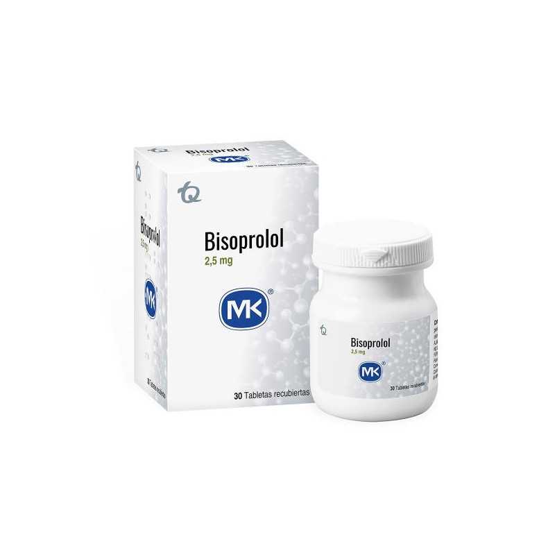 BISOPROLOL 2.5 MG 30 TABLETAS MK BISOPROL FUMARATO