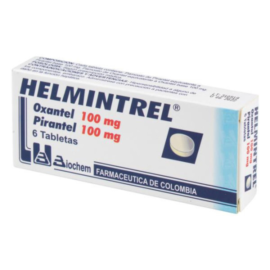 HELMINTREL 6 TABLETAS PIRANTEL
