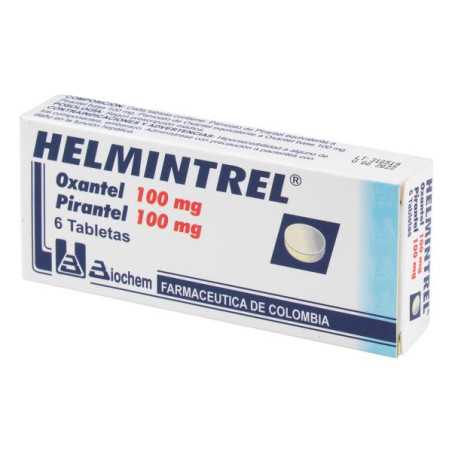 HELMINTREL 6 TABLETAS PIRANTEL
